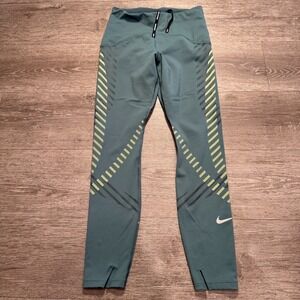 Nike Leggings Womens Small POWER SPEED RUNNING Yoga Outdoor Lounge 24x26 Adult